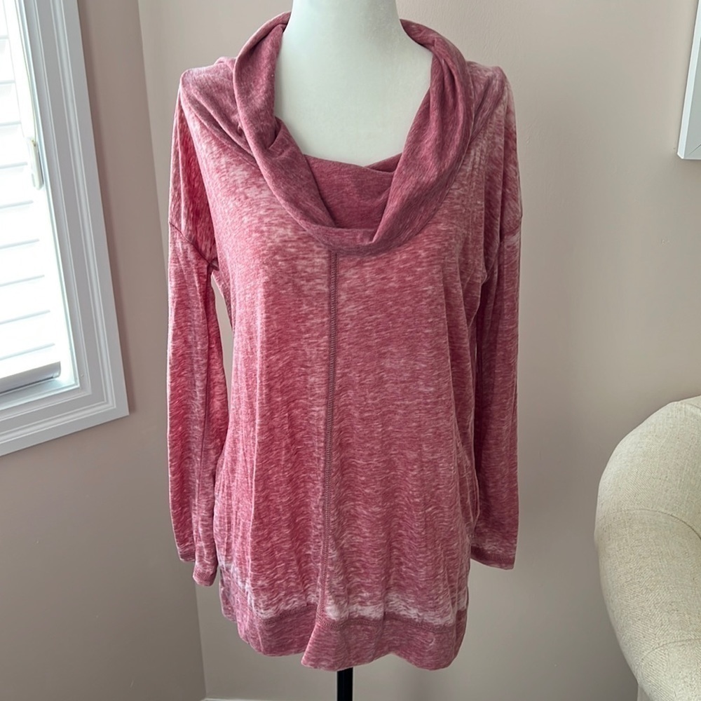 𝅺cyrus l Long Sleeve Cotton Blend Lightweight Tee